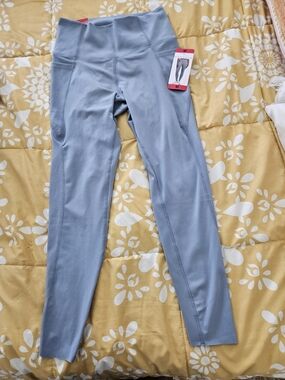 NWT Danskin Light Blue High-Waist Leggings SZ M